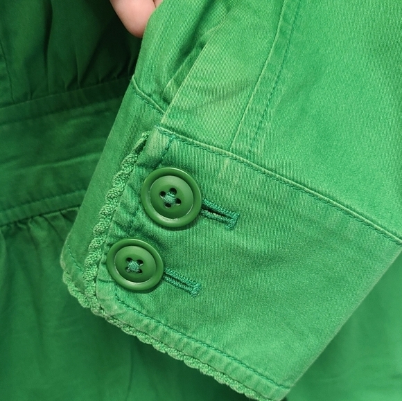 L.L.BEAN Vintage Green Lady Jacket Size 4 - Picture 7 of 10